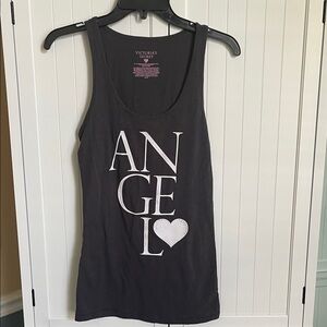 Victoria's Secret Black Graphic Tank
